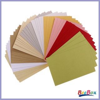 Beebox 50 hojas nacarados cartulinas manualidades de papel especialidad papel colores mezclados