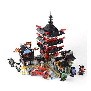Ninja Temple Modelo Bloques De Construcción Lego Ninjago Compatible Ensamblar Ladrillos Juguetes Educativos Para Niños Creativo (4)
