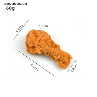 YANG Imitation Food Keychain Fried Chicken Nuggets Chicken Leg Food Pendant Toy Gift . (1)