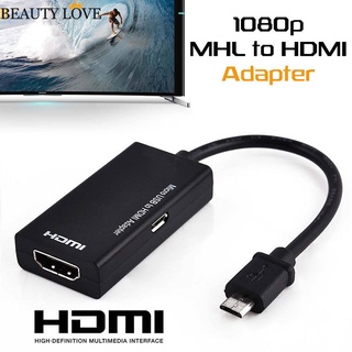 Adaptador USB tipo C & Mirco /Micro USB 2.0 MHL a HDMI Cable HD 1080P adaptador/ HTC LG Android HDMI convertidor Compatible con Android