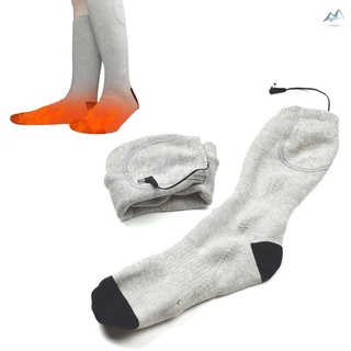 calcetines calientes/calcetines de calentamiento eléctrico/calcetines cálidos con pilas/calcetines calientes recargables de invierno (3)