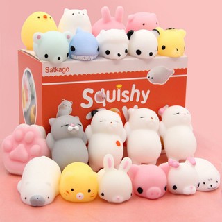 lindo mini mochi squishy animal lento aumento exprimir alivio del estrés juguete juguetes educativos lindo y exclusivo