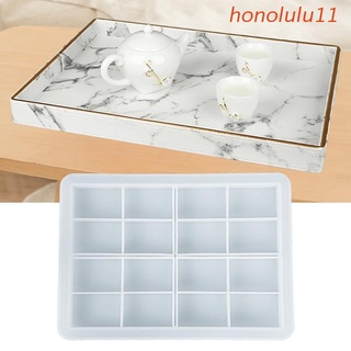honolulu11 - molde rectangular de resina epoxi (cristal, resina epoxi)