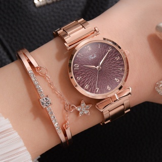 reloj de pulsera de cuarzo con banda de acero para mujer/reloj personalizado para parejas de ocio