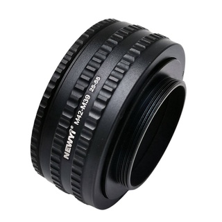m42 a m39 25mm-55mm macro lente de enfoque helicoide montaje adaptador accesorios