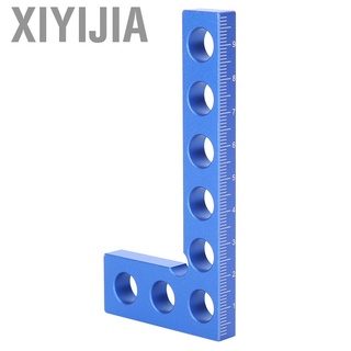 Xiyijia regla de ángulo recto 90 grados 0-100 mm métrica para posicionamiento de carpintería