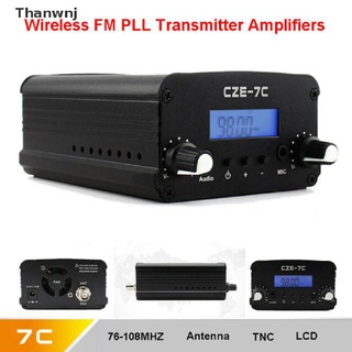[tai] 1w/7w estéreo audio fm transmisor mini radio difusión pll estación 76mhz-108mhz sdg