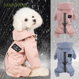 marohnic reflectante perro impermeable transpirable perro chaqueta cachorro abrigo absorbente sudor al aire libre perro suministros impermeable malla ropa/multicolor