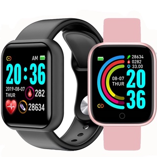 [En stock] Y68 Smart Watch Fitness Tracker Digital Corazón Jam Tangan Wanita [Reloj Para Hombre]
