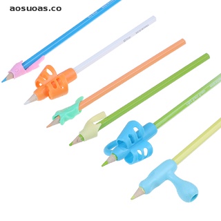YANG 3PCS/set children pencil holder pen writing aid grip posture correction tool . (6)