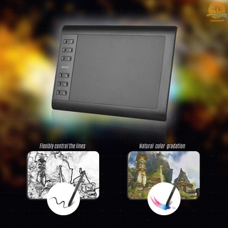 Bosto 1060 Plus Digital gráfico dibujo pintura animación Tablet Pad 10" * 6" área de trabajo 8192 nivel sensibilidad a la presión con lápiz capacitivo inalámbrico sin batería para diseño de dibujo curso en línea (7)