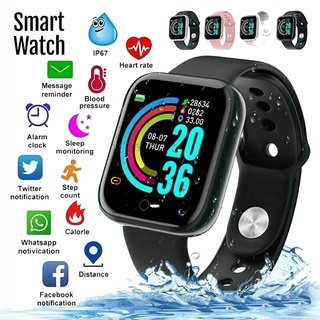 Reloj Inteligente Y68/D20 resistente al agua/Bluetooth/USB/monitor cardíaco/pulsera inteligente/reloj inteligente (1)