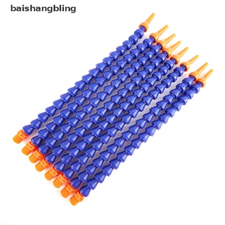 bsbl 10 piezas boquilla redonda 1/4pt flexible aceite refrigerante manguera de tubo azul naranja bling