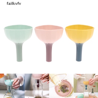 failkvfv kitchen embudo de cuello largo telescópico de silicona de grado alimenticio gel de sílice plegable embudo co (8)