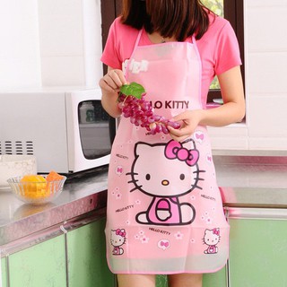 Delantal Impermeable De Hello Kitty Para Mujer Camarero Cocina Delantales De (1)