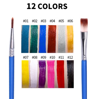 [etoile] juego de pintura facial y corporal de 12 colores paletas pallete pintura cara arte