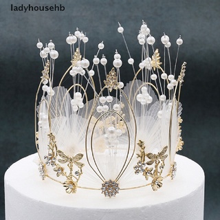 ladyhousehb - topper de aleación para tartas, boda, fiesta de cumpleaños, cupcake, decoración de tartas, venta caliente