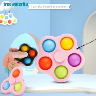 [itu]novedad Spinner Pop it juguetes Anti estrés Spinning adultos niños divertidos Flip dedo a