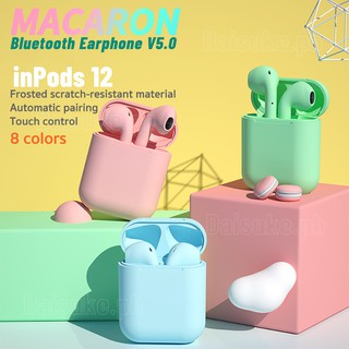 Nueve colores i12 TWS auriculares inalámbricos Inpods 12 Bluetooth 5.0 Color Pastel/audífonos/Airpods/audífonos i12 fone