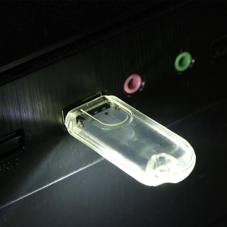 (shoppingDiarys) 2 pzs Mini lámpara portátil con forma de disco U LED USB para computadora