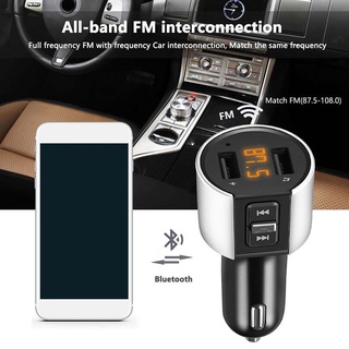 C26s Bluetooth Kit de coche MP3 reproductor de enchufe USB FM transmisor de Radio adaptador inalámbrico B5M8 (2)