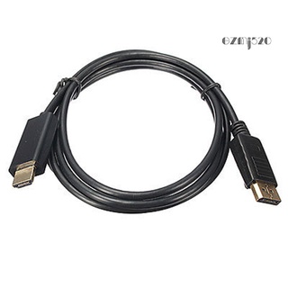 1.8m HD 1080P Display Port DP Male to HDMI-compatible Male AV Cable Adaptor for PC Laptop