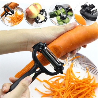 Yijian Creative 3 en 1 pelador cortador De verduras De acero inoxidable giratorio multiuso (9)