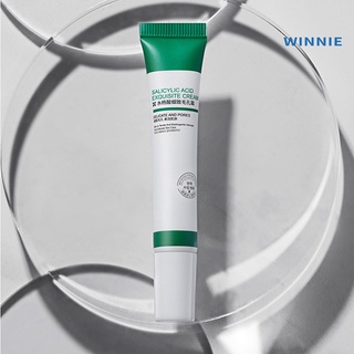 [winnie] crema de ácido salicílico limpiador de poros hidratante brillante cuidado de la piel (1)