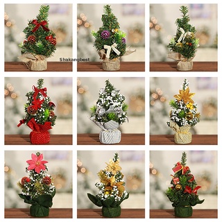 【SKB】 small artificial Christmas trees, potted Christmas tree made of PVC material, ta 【Shakangbest】 (8)