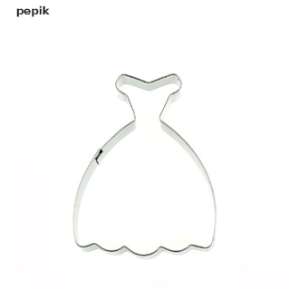[pepik] cortador de galletas en forma de vestido de princesa para fiesta, fondant, pastel, sugarcraft, herramienta de decoración [pepik] (1)
