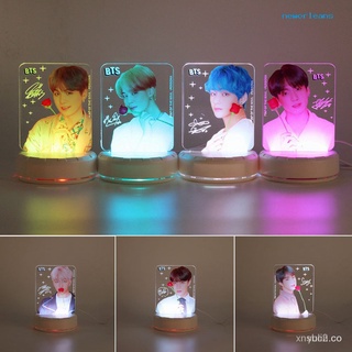 🙌 neworleans Kpop BTS mapa del alma Persona 7 colores LED luz de noche mesa lámpara de escritorio regalo h0LJ