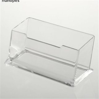 Nuhopes Clear acrylic Plastic Desktop Business Card Holders Display Stands CO
