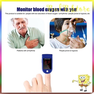 B] oxímetro de pantalla Digital Led de la yema del dedo resaltado oxímetro de oxígeno en sangre (4)