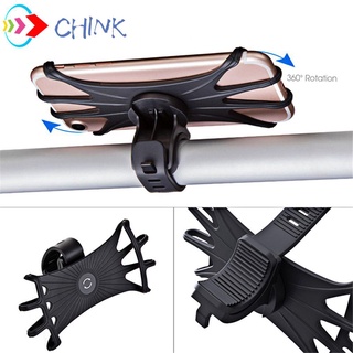 Chink 360 soporte de silicona para teléfono de bicicleta antichoque MTB soporte de bicicleta correa de manillar Universal ajustable Smartphone motocicleta soporte/Multicolor