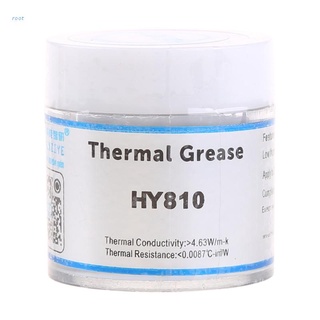 raíz hy810-cn10 10g grasa térmica disipador de calor pasta de silicona para cpu disipador de calor procesador de enfriamiento