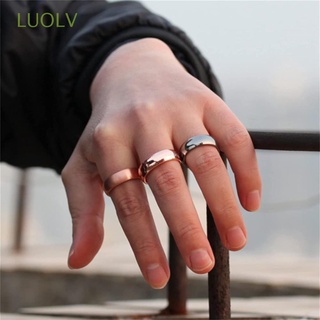 luolv anillo magnético de color plateado multifuncional mantener en forma salud articulación alivio del dolor anillo adelgazar color dorado moda abierta para mujeres hombres