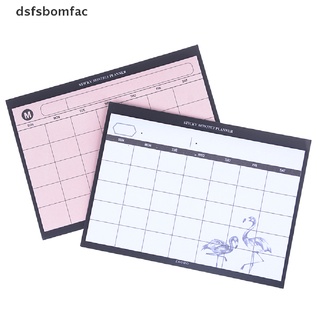 *dsfsbomfac* creativo simple planificador de escritorio plan mensual mini notebooks eficiencia venta caliente (6)