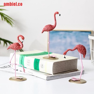 【ambiel】Nordic Desktop Resin Flamingo Ornaments Pink Home Decor