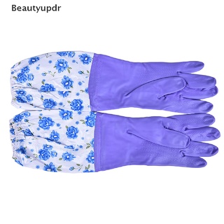 [beautyupdr] guantes de goma impermeables duraderos para lavar platos/guantes calientes para lavar platos