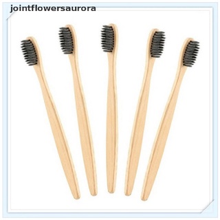 nuevo stock 5pcs cuidado oral durable cepillo de dientes bambú natural ambiental suave cepillo de dientes caliente