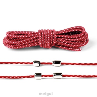 1 par de cordones elásticos redondos sin corbata para niños y adultos