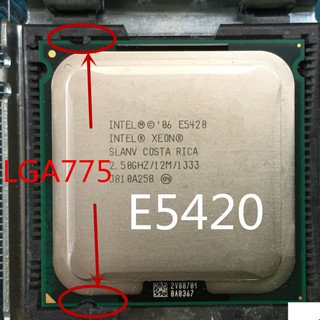 Intel xeon E5420 cpu 2.5GHz 12M 1333Mhz 80W procesador de trabajo en LGA 775 placa base