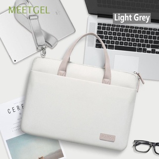 MEETGEL 13 14 15.6 inch Universal Laptop Sleeve Fashion Briefcase Handbag New Notebook Case Large Capacity Shockproof Protective Pouch Business Bag/Multicolor
