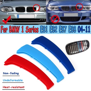FOR BMW 1 SERIES E81 E82 E87 E88 2004–2011 M COLOR GRILL GRILLE STRIP COVER TRIM