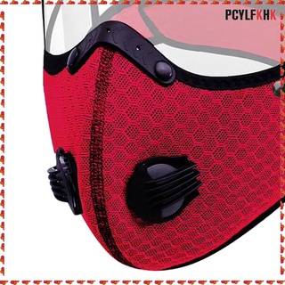 [pre-lotividades] Máscara Facial Capa 5 Ply cubre Boca Unisex Escudo De polvo cara con protección De ojos y Válvula De respiración ajustable correa (6)