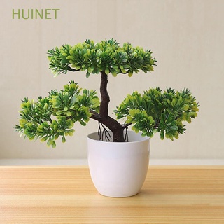 Huinet Para decoración del hogar jardín Mini maceta colorida De Plástico Artificial Realista Planta Bonsai árbol