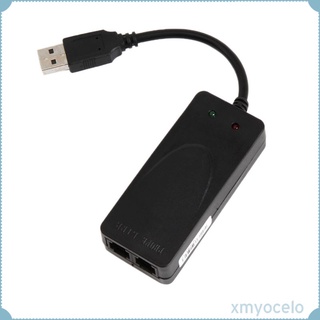 USB 2.0 56K Adaptador De Cable De Módem De Datos De Doble Puerto Para Win 98/ME/XP/Vista (4)