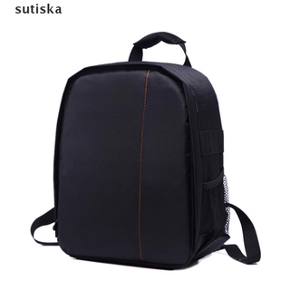 Sutiska Waterproof DSLR SLR Camera Soft Case Bags Backpack Rucksack For Canon Nikon Sony CO