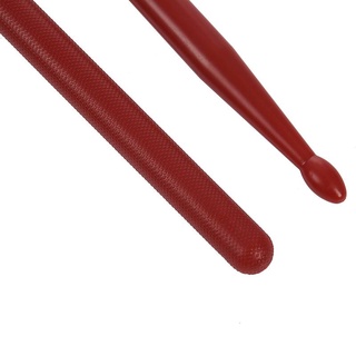 1 par de palillos de nailon de 5 a para batería, color duradero: rojo (8)