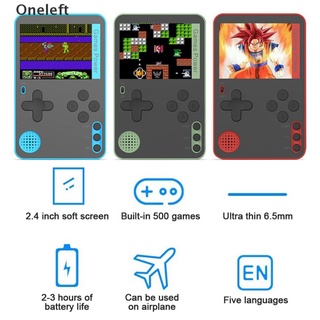 Oneleft K10 500 en 1 juegos MINI portátil de mano jugadores de juegos chico consola de juegos MY